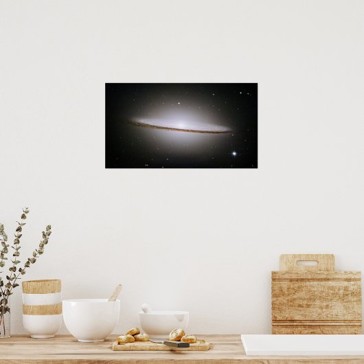 Sombrero Galaxy Poster (Keuken)