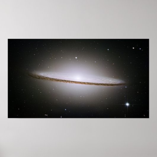 Sombrero Galaxy Poster (Voorkant)