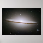 Sombrero Galaxy Poster (Voorkant)