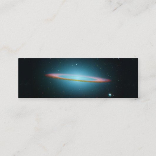 Sombrero Galaxy-profielkaart Mini Visitekaartje (Voorkant)