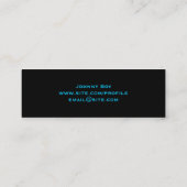 Sombrero Galaxy-profielkaart Mini Visitekaartje (Achterkant)