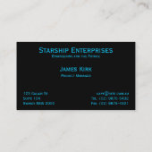 Sombrero Galaxy-profielkaart Visitekaartje (Achterkant)