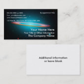 Sombrero Galaxy - sjabloon voor visitekaartjes (Voorkant / Achterkant)