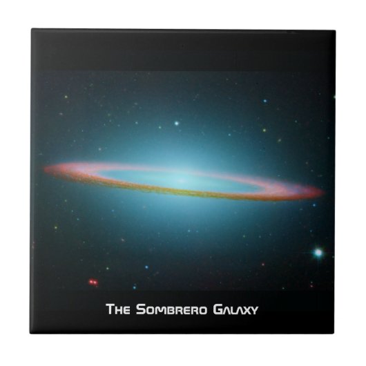 Sombrero Galaxy Tegeltje (Voorkant)