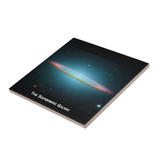 Sombrero Galaxy Tegeltje (Zijkant)