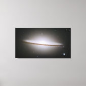 Sombrero Galaxy Wrapped Canvas (Voorkant)