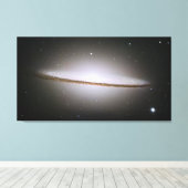 Sombrero Galaxy Wrapped Canvas Afdruk (Insitu (Houten vloer))