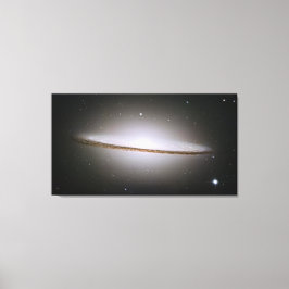 Sombrero Galaxy Wrapped Canvas Afdruk