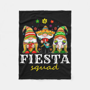 Sombrero Gnome Pet Mexican Cinco de Mayo Gnomen Fi Fleece Deken