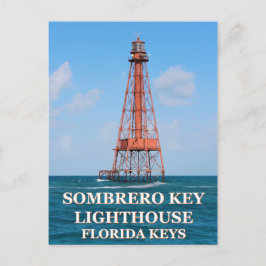 Sombrero Key Lighthouse, Briefkaart van Florida