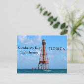 Sombrero Key Lighthouse, Briefkaart van Florida (Staand voorkant)