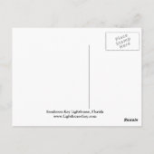 Sombrero Key Lighthouse, Briefkaart van Florida (Achterkant)