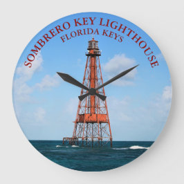 Sombrero Key Lighthouse Florida Keys-klok Grote Klok