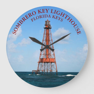 Sombrero Key Lighthouse Florida Keys-klok Grote Klok