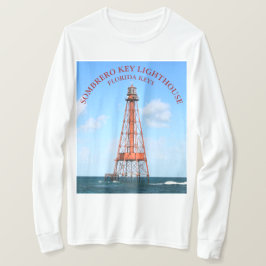 Sombrero Key Lighthouse Florida Keys lange hoes T-shirt