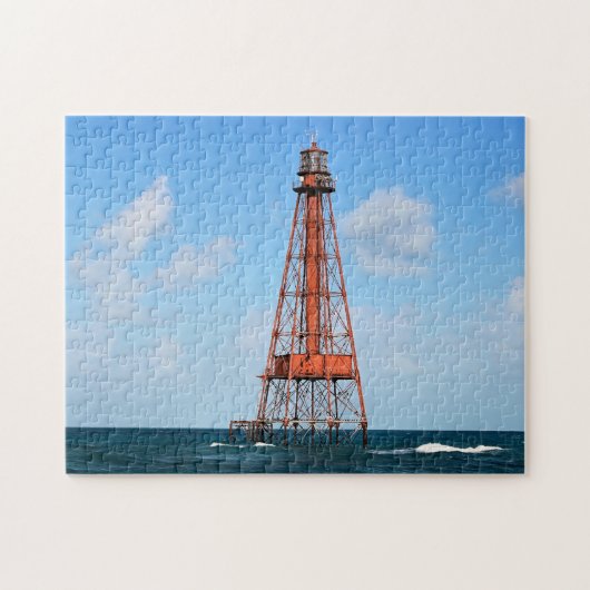 Sombrero Key Lighthouse, Florida Keys Legpuzzel (Horizontaal)