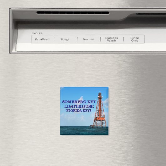 Sombrero Key Lighthouse, Florida Keys Magnet (Insitu (Vaatwasser))