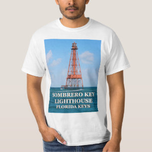 Sombrero Key Lighthouse, Florida Keys T-shirt