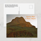 Sombrero Peak in Tucson, Arizona Briefkaart (Voorkant / Achterkant)