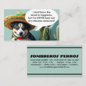 sombrero perro meme klantenkaartje (Voorkant / Achterkant)