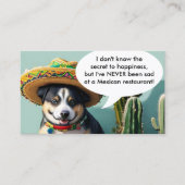 sombrero perro meme klantenkaartje (Voorkant)