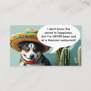 sombrero perro meme klantenkaartje