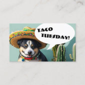 sombrero perro meme klantenkaartje (Voorkant)