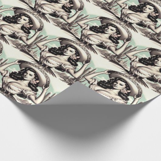  Sombrero Pin-up Cadeaupapier (Hoek)