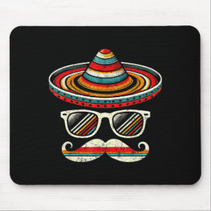 Sombrero Snorhar Sungles Cinco De Mayo Feest Manne Muismat