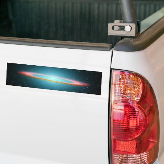 Sombrero spiral galaxy NGC 4594 Bumpersticker (Op Truck)