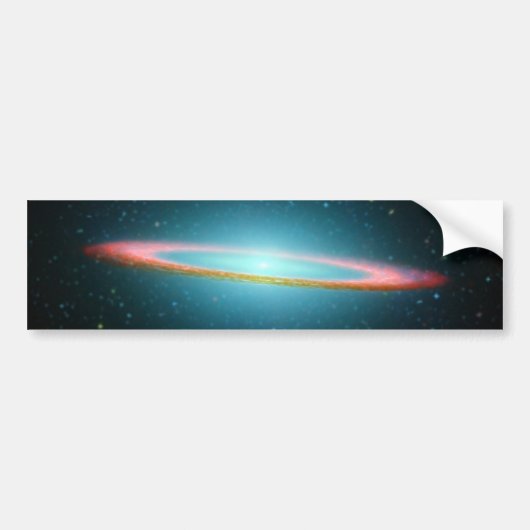 Sombrero spiral galaxy NGC 4594 Bumpersticker (Voorkant)