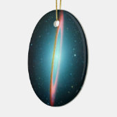 Sombrero spiral galaxy NGC 4594 Keramisch Ornament (Links)