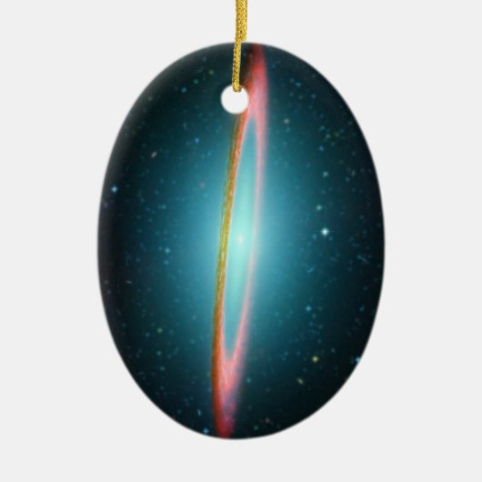 Sombrero spiral galaxy NGC 4594 Keramisch Ornament (Voorkant)