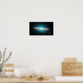Sombrero spiral galaxy NGC 4594 Poster (Keuken)