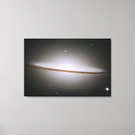 Sombrero-sterrenstelsel in canvas afdruk
