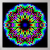 Sombrero-sterrenstelsel Mandala Poster (Voorkant)