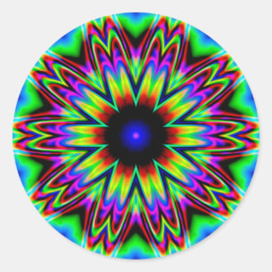 Sombrero-sterrenstelsel Mandala Ronde Sticker