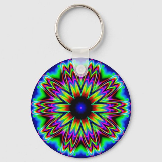 Sombrero-sterrenstelsel Mandala Sleutelhanger (Voorkant)