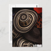 Sombrero Vueltiao: briefkaart (Voorkant / Achterkant)