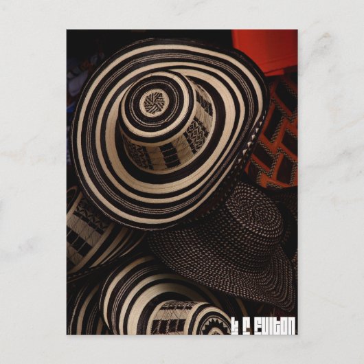 Sombrero Vueltiao: briefkaart (Voorkant)