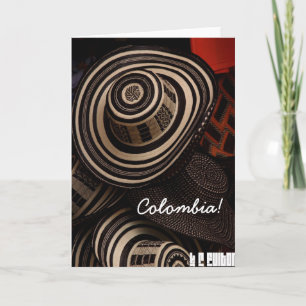 Sombrero Vueltiao, die Kaart vouwen