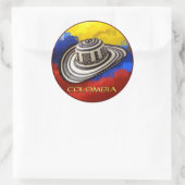 Sombrero Vueltiao Ronde Sticker (Tas)