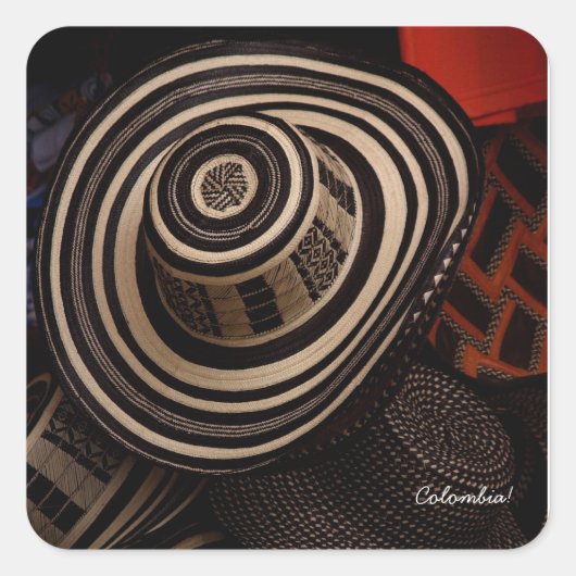 Sombrero Vueltiao: sticker (Voorkant)