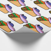 Sombrero Wearing Taco Cadeaupapier (Hoek)