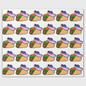 Sombrero Wearing Taco Cadeaupapier (Vlak)