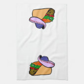 Sombrero Wearing Taco Theedoek (Verticaal)