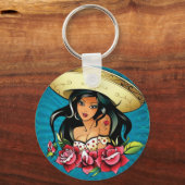Sombrero Woman Sleutelhanger (Voorkant)