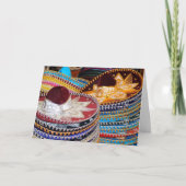 Sombreros Bedankt kaart Spaans (Voorkant)