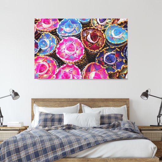 Sombreros Canvas Afdruk (Insitu (Slaapkamer))