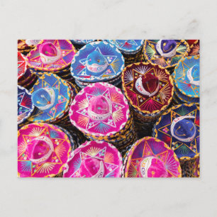 Sombreros in Mexico Briefkaart